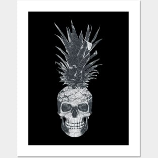 Skull Pineapple Posters and Art